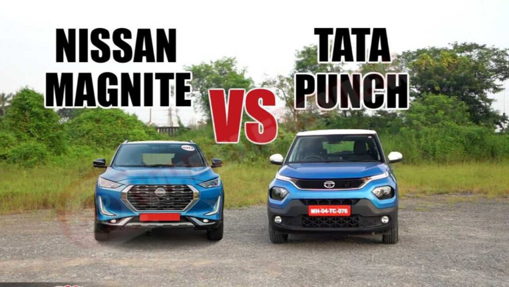 Nissan Magnite vs Tata Punch"