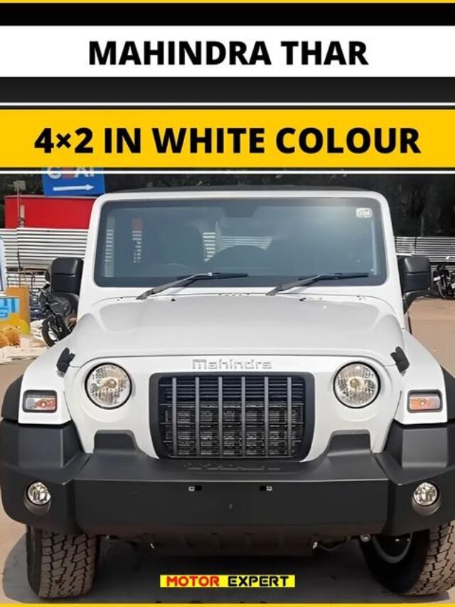 New Mahindra Thar 4×2 in White Colour 2023