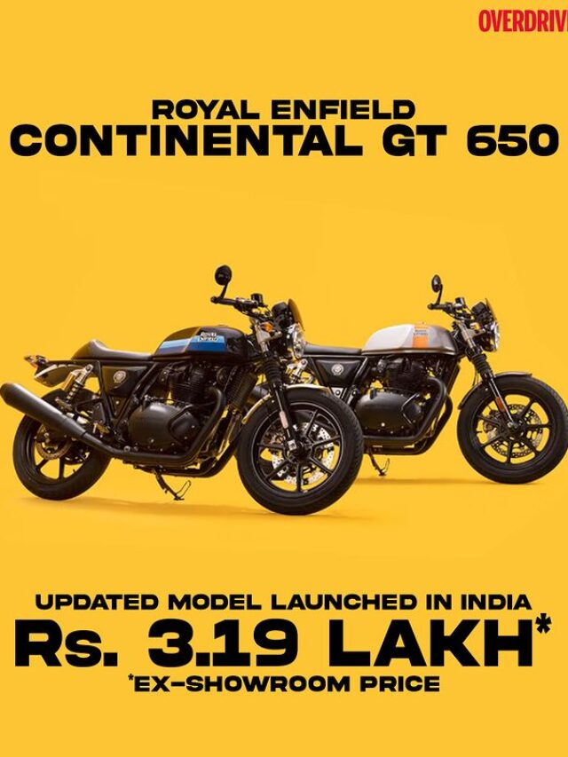 Royal Enfield has launched the updated 650 twins in India._now the Interceptor 650 starts at Rs. 303000_- and Continental GT650 starts at Rs. 319000_- [ex-showroom] . Bookings start March 16_ 2023 onwards.