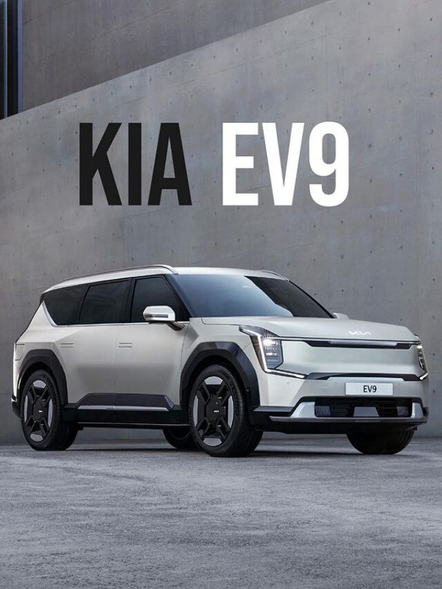 The three-row Kia EV9 has finally been revealed in production form