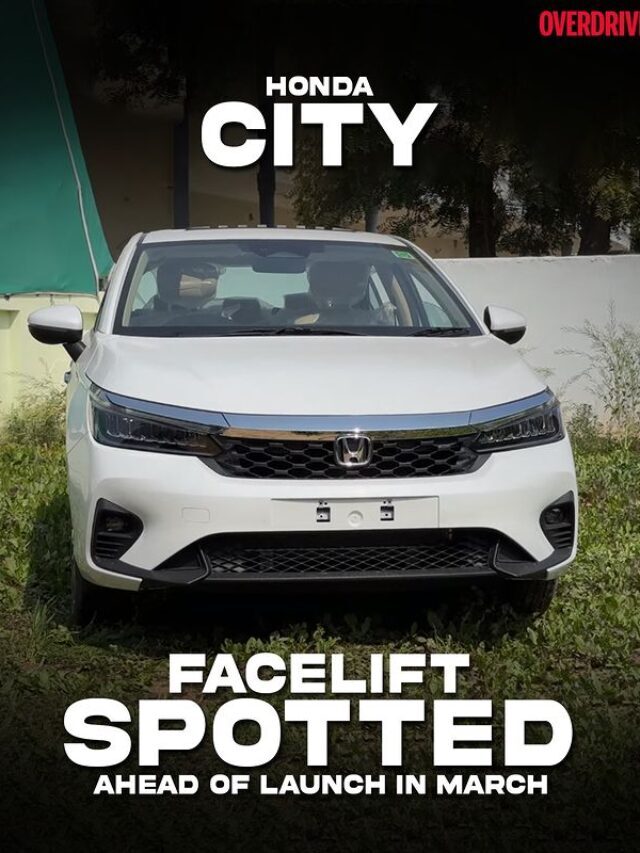 honda city facelift 2023 spotted